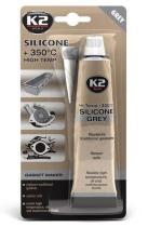 K2 B250N - Silicona Gris de Alta Temperatura K2 para Automóviles